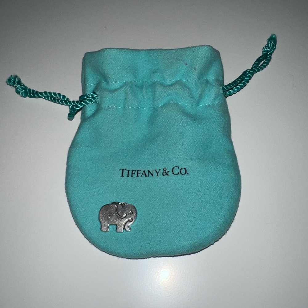 Tiffany Never Forget Elephant charm